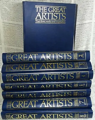 The Great Artists - Marshall Cavendish - Individual Binders & Spine Stickers • £10