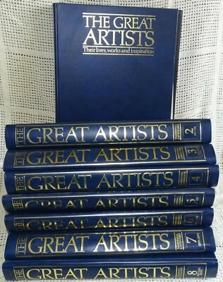 £10 • Buy The Great Artists - Marshall Cavendish Partwork (1985)- Binders & Spine Stickers