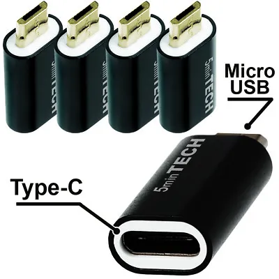 Adapter - USB  ( Micro USB Male To Type C Female) Converter Connector -b730 • $4.99