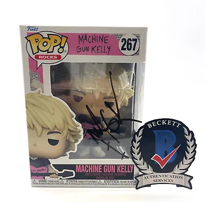 Mgk  Signed Autograph Funko Pop 267 Beckett Bas Machine Gun Kelly • $450