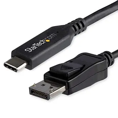 StarTech.com 3.3ft/1m USB C To DisplayPort 1.4 Cable - 8K/5K/4K USB Type-C To DP • $60.47