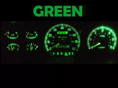 Gauge Cluster LED Dash Kit Green For Ford 87 91 Bronco F150 F250 F350 Truck • $13.49