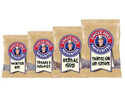 Uncle Joe's Traditional Favourites Range - 5 Varieties Of Sweets Prepacked Bags • £1.89