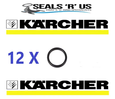 12 X KARCHER HD HDS HOSE NOZZLE JET LANCE SPARE O-RING SEALS EPDM O RINGS • £3.45