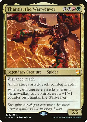 Thantis The Warweaver FOIL Commander 2018 NM Mythic Rare CARD ABUGames • $2.15