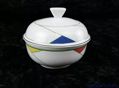 Vintage Villeroy & Boch Trio Pattern Bone China Sugar Bowl With Lid • $20