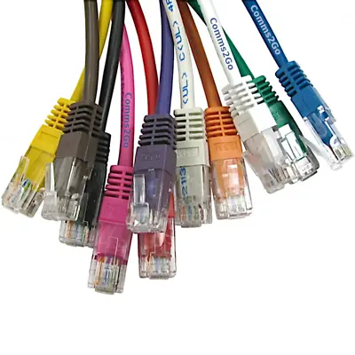 £3.49 • Buy GIGABIT RJ45 Internet Ethernet Cables CAT5E & CAT6 Network Patch Copper Lead Lot
