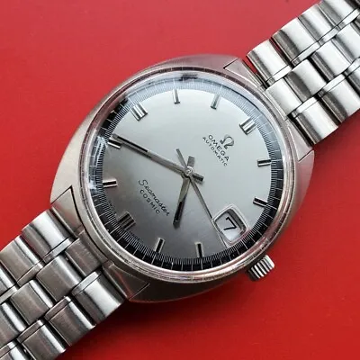 Vintage  1969  Men  Omega  Seamaster  Cosmic  Date  Automatic  Cal 565  Serviced • $1250