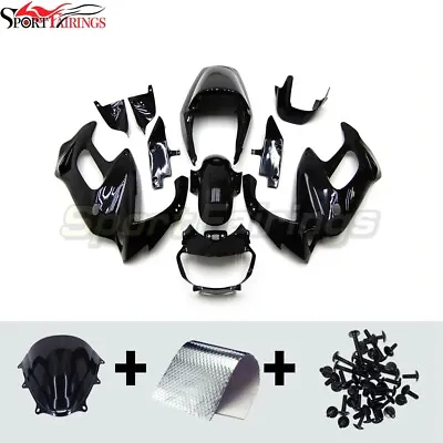 Fairing Kit For Honda VTR1000F Firestorm 1997 - 2005 Gloss Black Bodywork Kit • $407.06