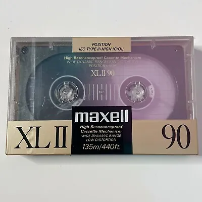 Maxell XL II 90 New Unopened Vintage Audio Tape • $9.49