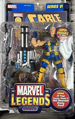 Marvel Legends Cable Figure Series VI Brown Suit Variant Toy Biz 2004 • $120