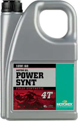 Motorex 4T Power Synthetic 10W-60 Engine Oil Motorcycle #196058 • $72.94