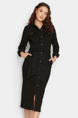 £44.99 • Buy LTS Tall Womens Denim Button Through Dress