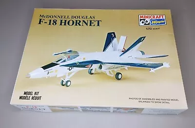 Hasegawa McDonnell Douglas F-18 Hornet 1/72 Scale Open Box • $11.99