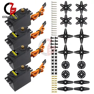 4PCS MG995 Metal RC Servo Gear 180° High Speed Torque Of Airplane Helicopter • $22.20