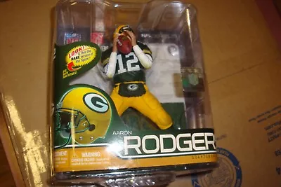 Aaron Rodgers Mcfarlane Figure Nfl 29 Series Green Bay Packers-nib • $18.95