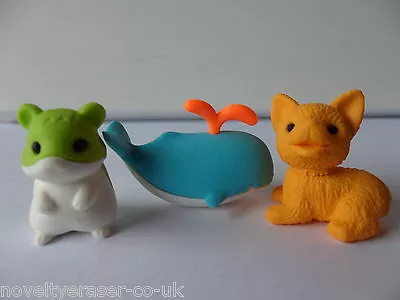 £2.99 • Buy Novelty Japanese IWAKO Puzzle Erasers Rubbers - IWAKO Animal Eraser Sets