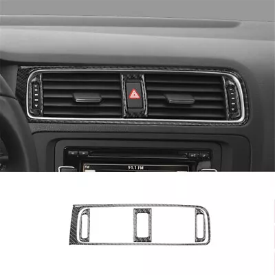 Carbon Fiber Interior Center Air Vent Cover Trim For Volkswagen Jetta Sedan • $15.54