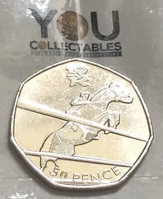 Olympic 50p Equestrian Fifty Pence Coin 2011 - FREE DELIVERY • £5.99