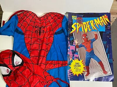 Vintage 1994 Marvel Comics Spiderman Childrens Costume Toddler Large Spider-man • $1