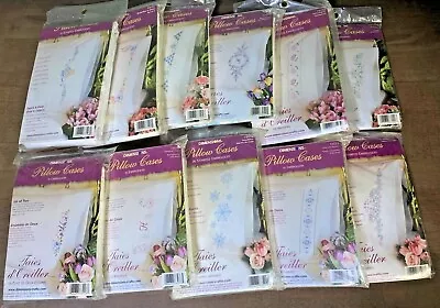 Dimensions Stamped Embroidery Pillow Cases Various ~Choose Design~ • $16.99