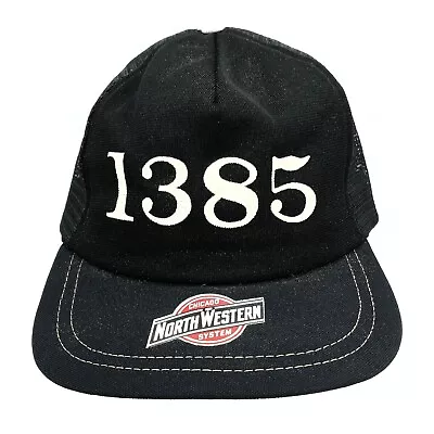 Vintage Chicago Northwestern Railroad 1385 Meshback Snapback Hat • $29.95