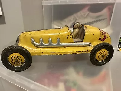 Vintage1940’s Marx Pressed Steel Racer Race Car # 3 • $160