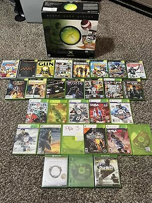 $31 • Buy Lot Of 29 OG Xbox/Xbox 360/Xbox One+Original Xbox Console Box Working & Untested