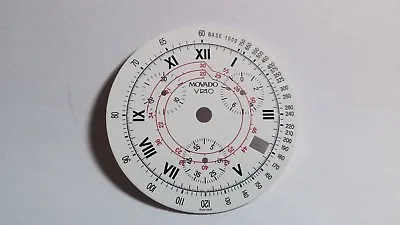 Movado Vizio Dial White Red Black Date Window Chrono 31.6mm Diameter • $95