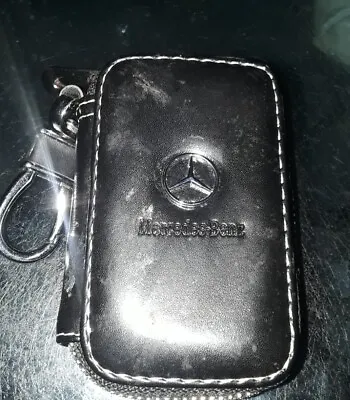 Leather Mercedes Benz Key Case With Geninue Mercedes Benz Key • $14.99