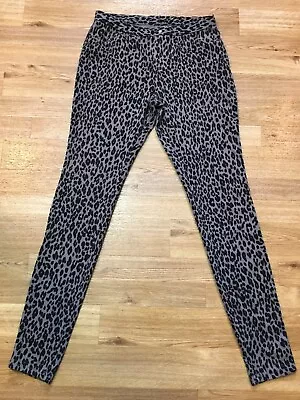 Simply Vera Wang Pants Womens Sz Small Cheetah Print Jeggings Slim Fit Leggings • $4.49