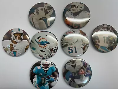 Miami Dolphins Lot Of 8 Pins Tua Hil Achane And Ramsey • $9.99