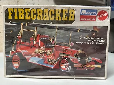 Monogram/MATTEL FIRECRACKER Tom Daniel's (1971) Five-Alarm Special 1/24 Scale • $150