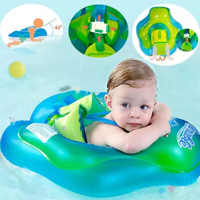 Inflatable Baby Kid Float Swimming Ring Seat-Help Swim-Trainer Water Aid Toddler • £9.99
