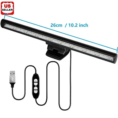 $14.98 • Buy LED Screen Bar Light USB Computer Monitor Eye-Caring Reading Desk Lamp Dimmable