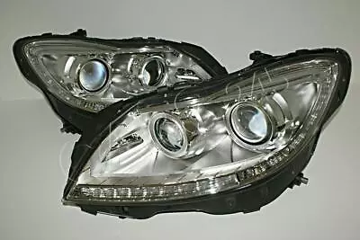 MERCEDES CL Class C216 Facelift 2010- LED AFS Xenon Headlights PAIR Genuine OEM • $2139.46