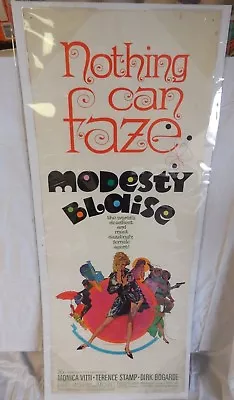 Nothing Can Faze Modesty Blaise    1966   Movie Advertisement Poster • $100