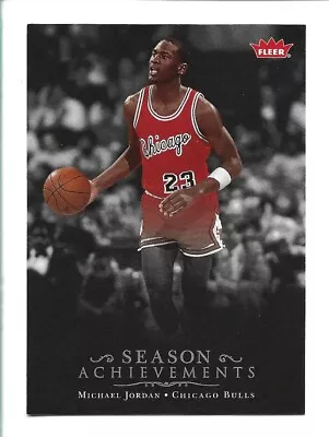 Michael Jordan 2007-08 Fleer Box Set #SH7 Season Achievements • $2.95