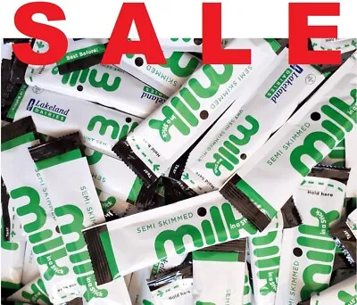 20pcs Semi Skimmed Milk 10ml Sticks Portions Sachets Lakeland SALE BBD JUN 2024 • £3.39