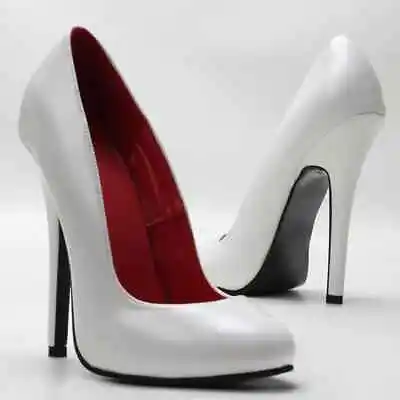 5.5 Inch Slim High Heels Men/women Round Toe High Heels Party Shoes Hot • $78.74