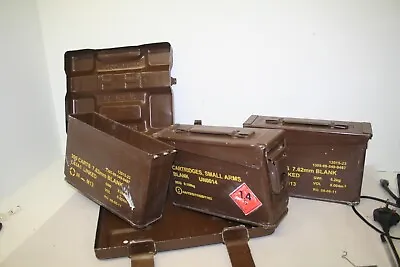 Vintage Military Blanks Ammo Box In Good Used Condition (DEB12) • £44.95