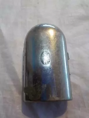 Vintage Coty Plated Brass Pocket Perfume Bottle Holder Gilt Interior • £6