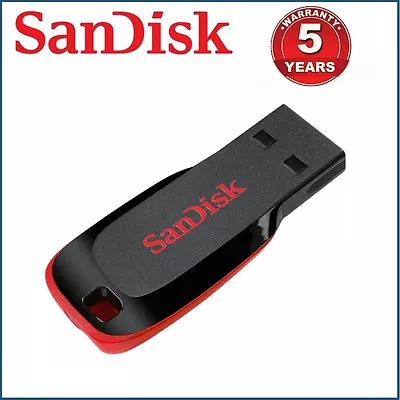 USB Flash Drive SanDisk 32GB 64GB 128GB 16GB Memory Stick Pen USB Cruzer CZ50 • $8.95