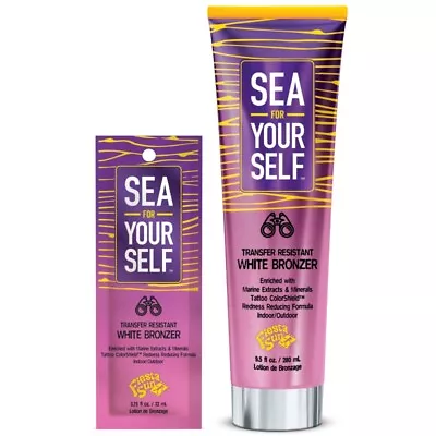 Fiesta Sun Sea For Yourself White Bronzer Sunbed Tanning Lotion Cream SALE • £11.99