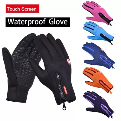 New Winter Gloves Men Women Snow Warm Heated Waterproof Touch Driving Ski Work • $14.92