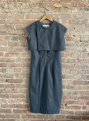 Morgane Le Fay Women’s Dress Sz Medium Gray Wool USA • $230