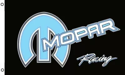 Mopar Racing Black Flag 3x5 FT Banner Flag Car Show Racing Garage Workshop • $16.20