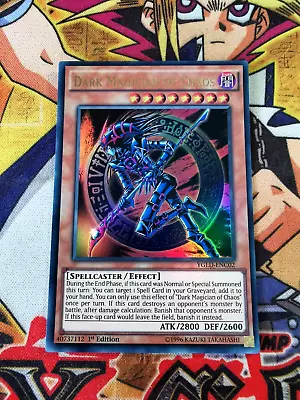 Dark Magician Of Chaos Ygld-enc02 1st Edition (NM/NM+) Ultra Rare Yu-Gi-Oh! • £2.95