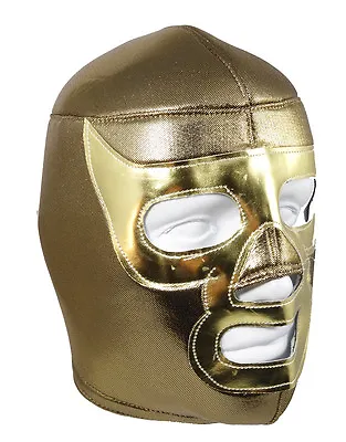 RAMSES NACHO (pro-fit) Adult Lucha Libre Mexican Wrestling Mask - Gold • $17.99