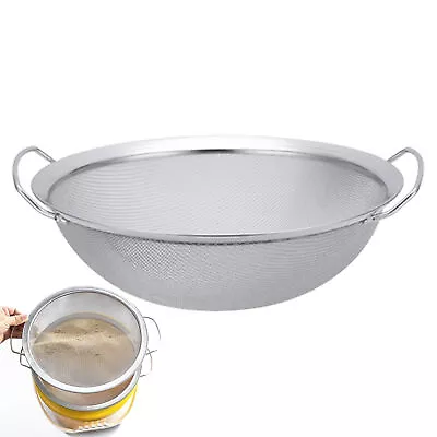 Fine Mesh Strainer 60 Mesh Stainless Steel Round Paint Filter With Sturdy Handle • $13.54